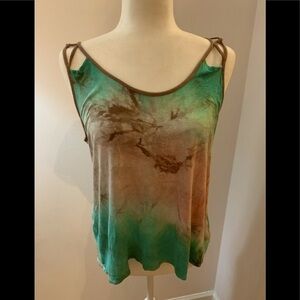 Envy tie dyed tee, size L